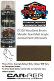 E1328 Woodland Brown Metallic MATT Acrylic Aerosol Paint 300 Grams
