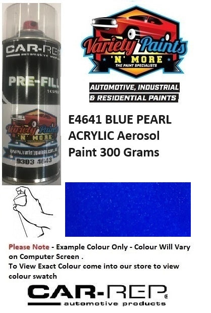 E4641 BLUE PEARL ACRYLIC Aerosol Paint 300 Grams