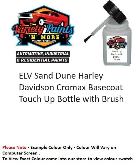 ELV Sand Dune Harley Davidson Cromax Basecoat Touch Up Bottle with Brush