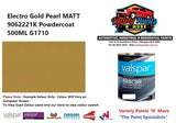 Electro Gold Pearl MATT 9062221K Powdercoat 500ML G1710