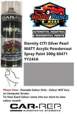 Eternity® CITI™ Silver Pearl MATT Acrylic Powdercoat Spray Paint 300g 88471 YY245A