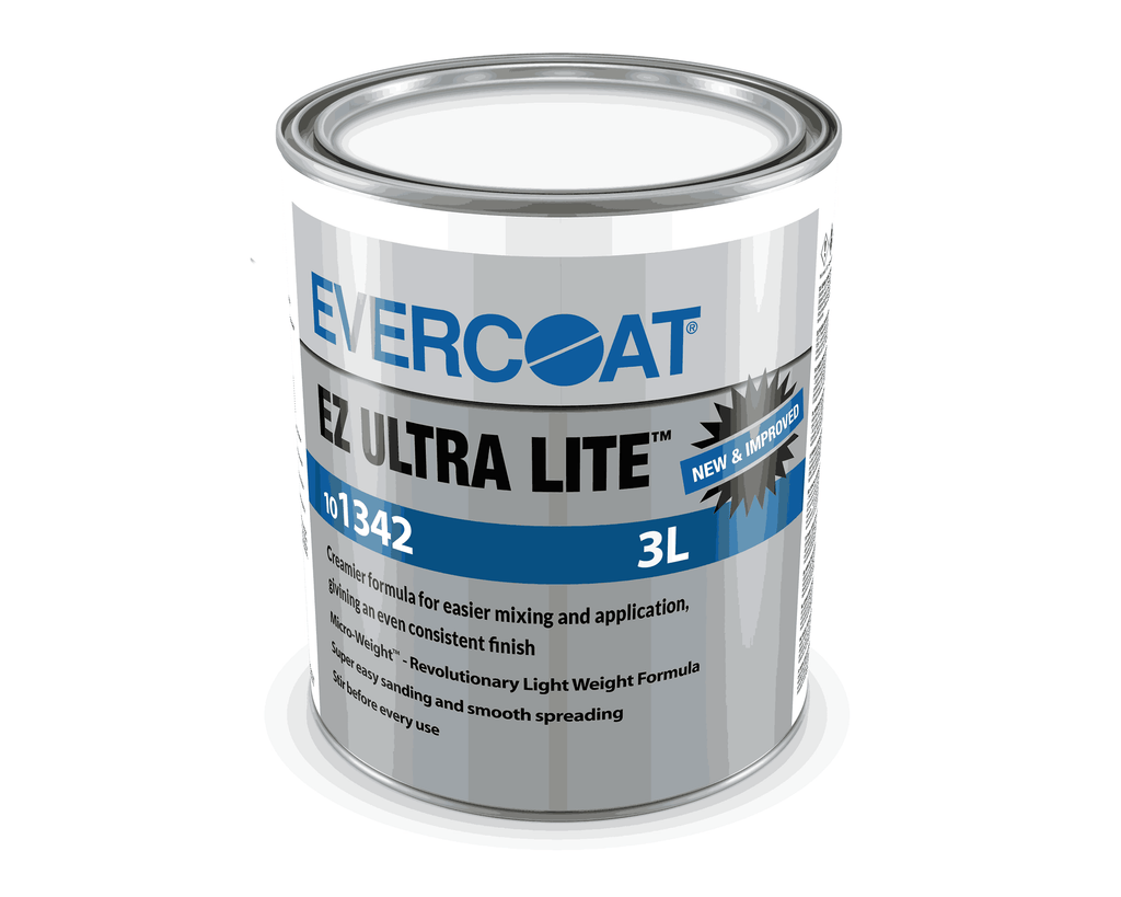 Evercoat EZ Ultra Lite Weight Body Filler 3 Litres +1 Hardener