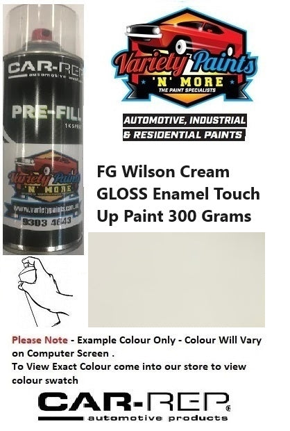 FG Wilson Cream GLOSS Enamel Touch Up Paint 300 Grams 2IS 44A