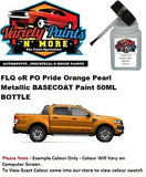 5FLQ/FLQ/PO Pride Orange Pearl Metallic Basecoat Paint 50ML BOTTLE