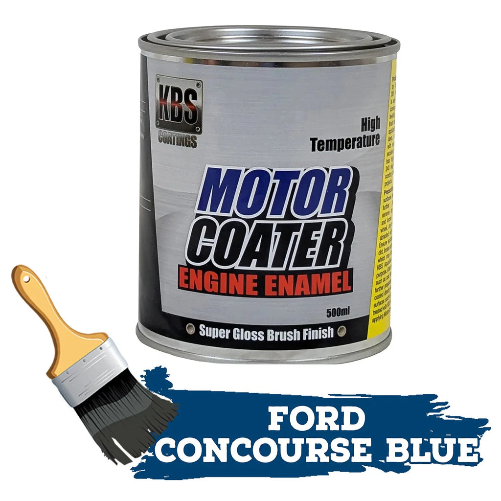 KBS Motorcoater Ford Concourse Blue Engine Enamel 500ml