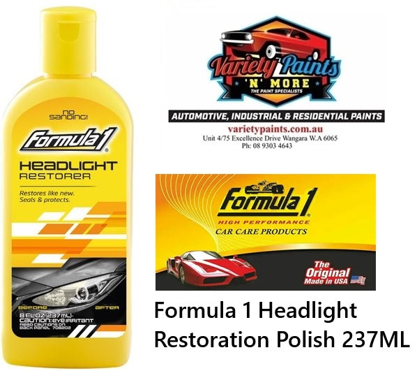 Formula 1 Headlight Restoration Polish 237ML