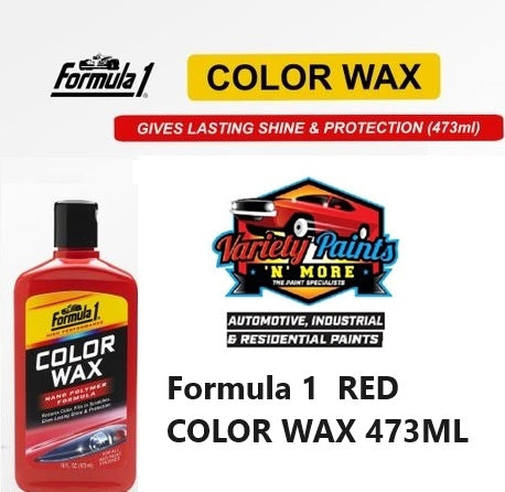 Formula 1 RED COLOR WAX 473ML