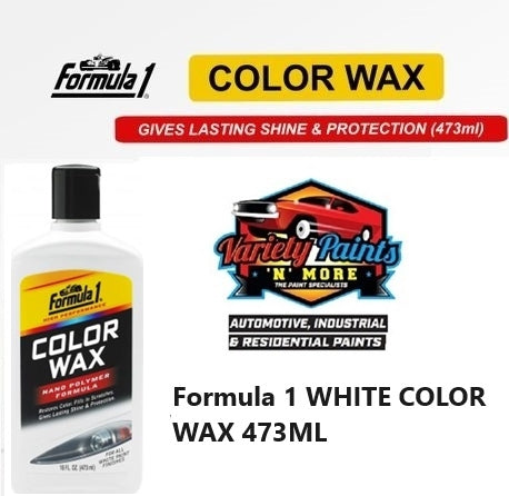 Formula 1  WHITE COLOR WAX 473ML