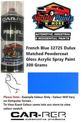 French Blue 32725 Dulux Matched Powdercoat Gloss Acrylic Spray Paint 300 Grams  
