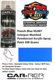 French Blue MJ067 Interpon Matched Powdercoat Acrylic Spray Paint 300 Grams