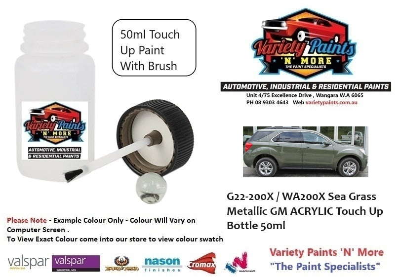 G22-200X / WA200X Sea Grass Metallic GM ACRYLIC Touch Up Bottle 50ml