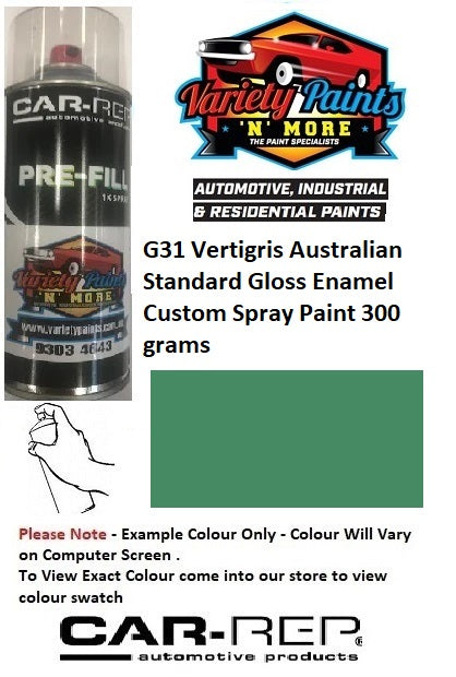 G31 Vertigris Australian Standard Gloss Enamel Custom Spray Paint 300 Grams