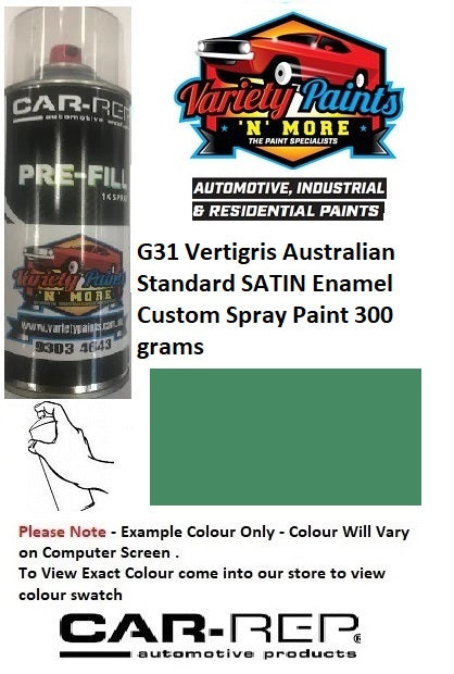 G31 Vertigris Australian Standard MATT Enamel Custom Spray Paint 300 Grams