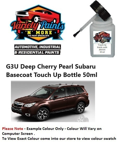 G3U Deep Cherry Pearl Subaru Basecoat Touch Up Bottle 50ml