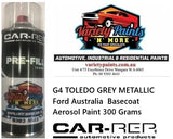 G4 TOLEDO GREY METALLIC Ford Australia  Basecoat Aerosol Paint 300 Grams