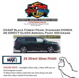 G542P Black Forest Pearl Standard HONDA 2K DIRECT GLOSS Aerosol Paint 300 Grams