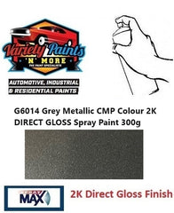 G6014 Grey Metallic CMP Colour 2K DIRECT GLOSS Spray Paint 300g