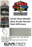 G6104 Silver Metallic Gloss Acrylic Aerosol Paint 300 Grams