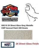 G6210 Grey Metallic CMP 2K Direct Gloss Aerosol Paint 300 Grams