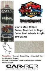 G6210 Steel Wheels Colour Matched to Dupli Color Steel Wheels  