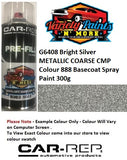 G6408 Bright Silver METALLIC COARSE CMP Colour Basecoat Spray Paint 300g