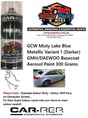 GCW Misty Lake Blue Metallic Variant 1 (Darker) GMH/DAEWOO Basecoat Aerosol Paint 300 Grams