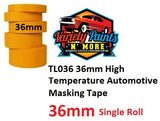 GPI Orange 36mm Single High Temperature Masking Tape Single