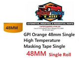GPI Orange 48mm Single High Temperature Masking Tape Single