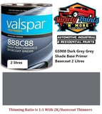 GS908 Dark Grey Grey Shade Base Primer Basecoat 2 Litres