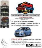 GUC-727U BLUEBELL BLUE PEARL METALLIC / DENIM BLUE PEARL METALLIC GM BASECOAT Aerosol Paint 300 Grams