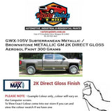 GWX-105V Subterranean Metallic / Brownstone METALLIC GM 2K DIRECT GLOSS Aerosol Paint 300 Grams