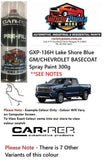 GXP-136H Lake Shore Blue GM/CHEVROLET BASECOAT Spray Paint 300g