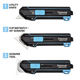 Diplomat Scraping Utility Knife w/5 Blades