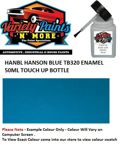 HANBL HANSON BLUE TB320 ENAMEL 50ML TOUCH UP BOTTLE