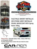 HAZ PALE SMOKY METALLIC OR STONE GREY METALLIC PEARL BASECOAT BYD Spray Paint 300g
