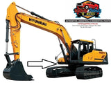 HDG 9 Hyundai Excavator Dark Grey 2K DIRECT GLOSS Spray Paint 1.5 LITRES