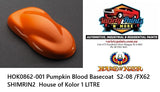 HOK0862-001 Pumpkin Blood Basecoat  S2-08 /FX62 SHIMRIN2  House of Kolor 1 LITRE