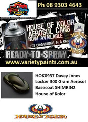 HOK0937 Davey Jones Locker 300 Gram Aerosol Basecoat SHIMRIN2 House of Kolor