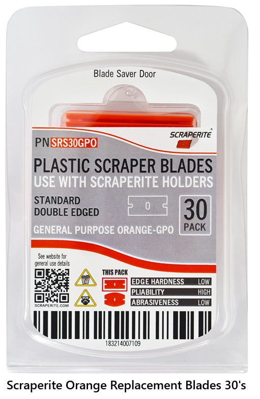Scraperite Orange Replacement Blades 30's