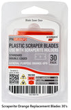 Scraperite Orange Replacement Blades 30's