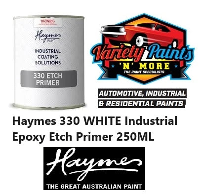 Haymes 330 WHITE Industrial Epoxy Etch Primer 250ML