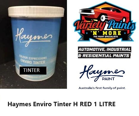 Haymes Enviro Tinter H RED 1 LITRE