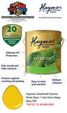 Haymes Solashield Exterior Paint Gloss 1 Litre Extra Deep Base EDT TINTED TO BUMBLEBEE