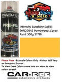Intensity Sunshine SATIN 90N2084S Powdercoat Spray Paint 300g S1718