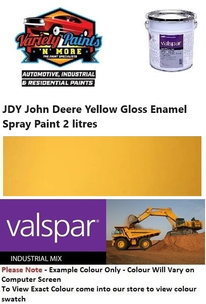 JDY John Deere Yellow Gloss Enamel Spray Paint 2 litres