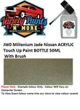 JW0 Millenium Jade Nissan ACRYLIC Touch Up BOTTLE 50ML With Brush