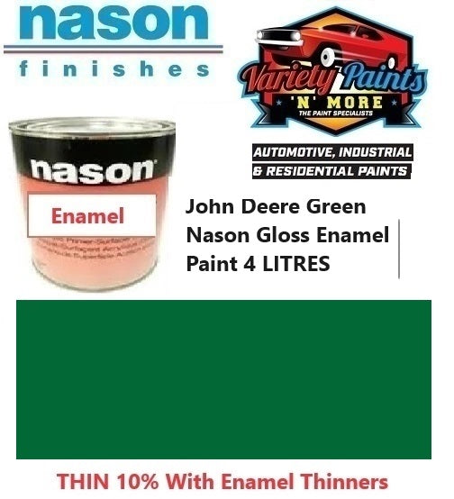 John Deere Green Nason Gloss Enamel Paint 4 Litre