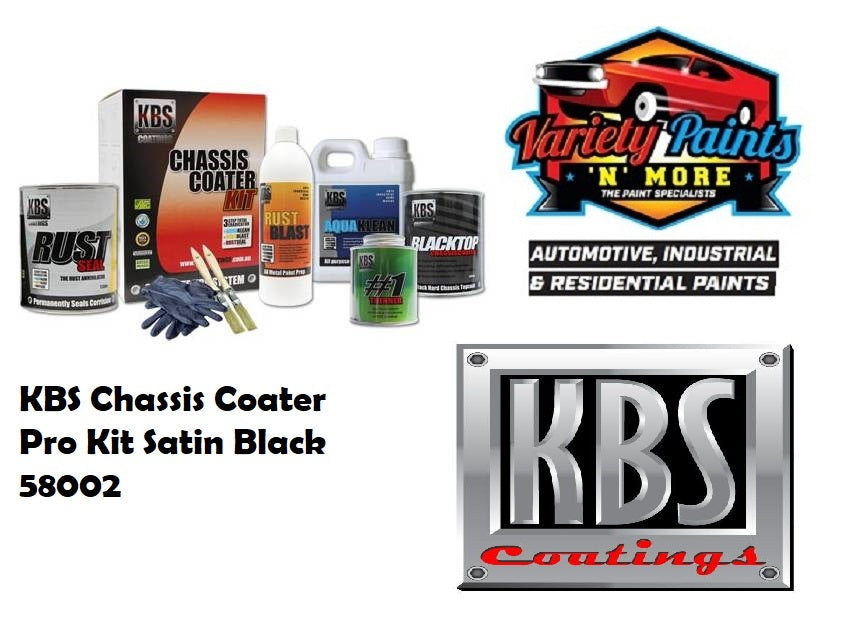KBS Chassis Coater Pro Kit Satin Black 58002