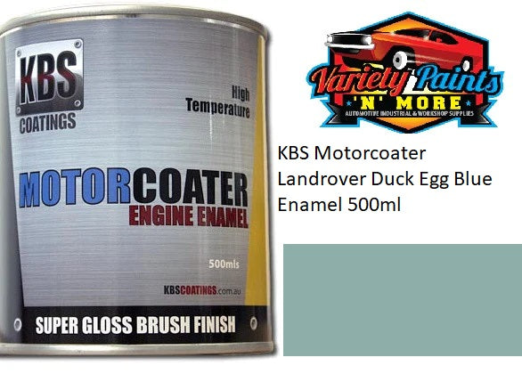 KBS Motorcoater Landrover Duck Egg Blue Enamel 500ml