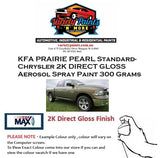 KFA PRAIRIE PEARL Standard- Chrysler 2K DIRECT GLOSS Aerosol Spray Paint 300 Grams